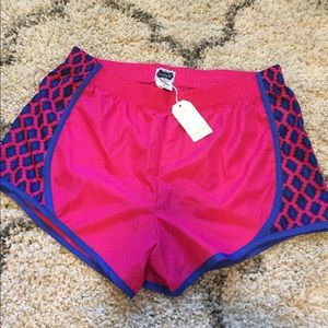Pink Mud Pie running shorts